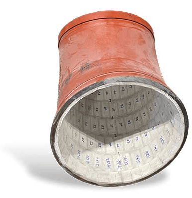 Caramic lined pipes